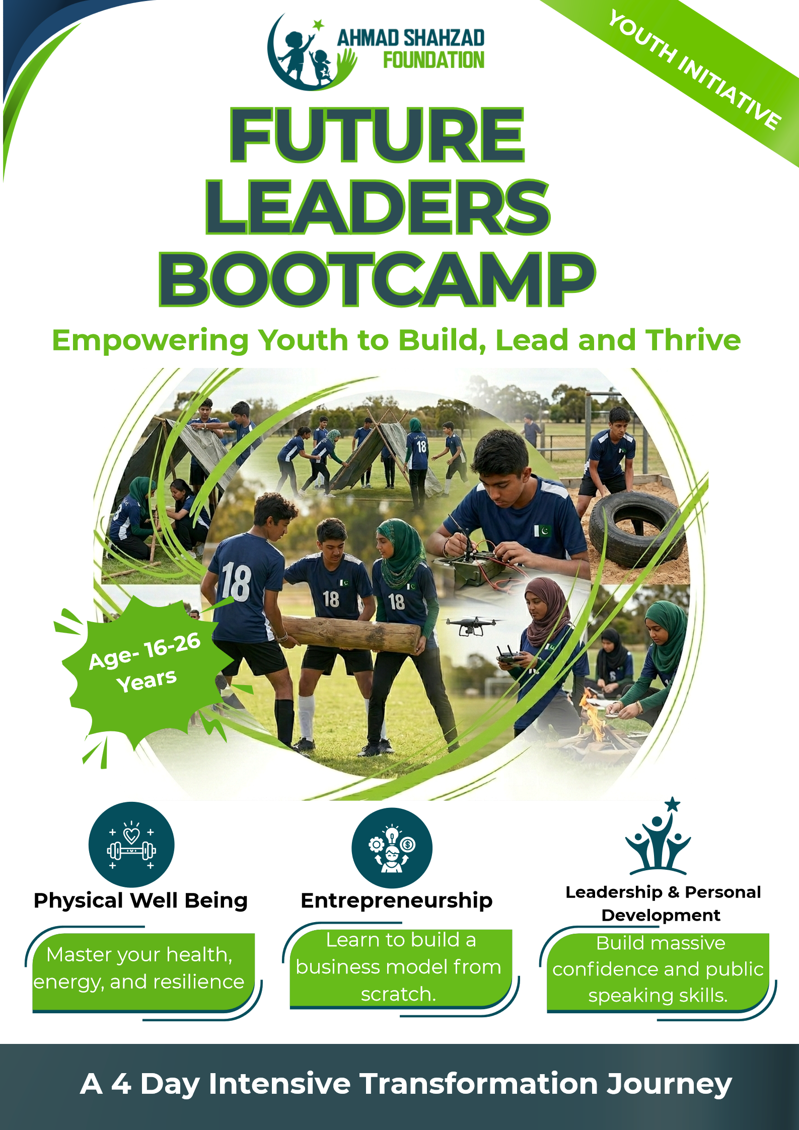 Future Leaders Bootcamp Youth Initiative brochure cover